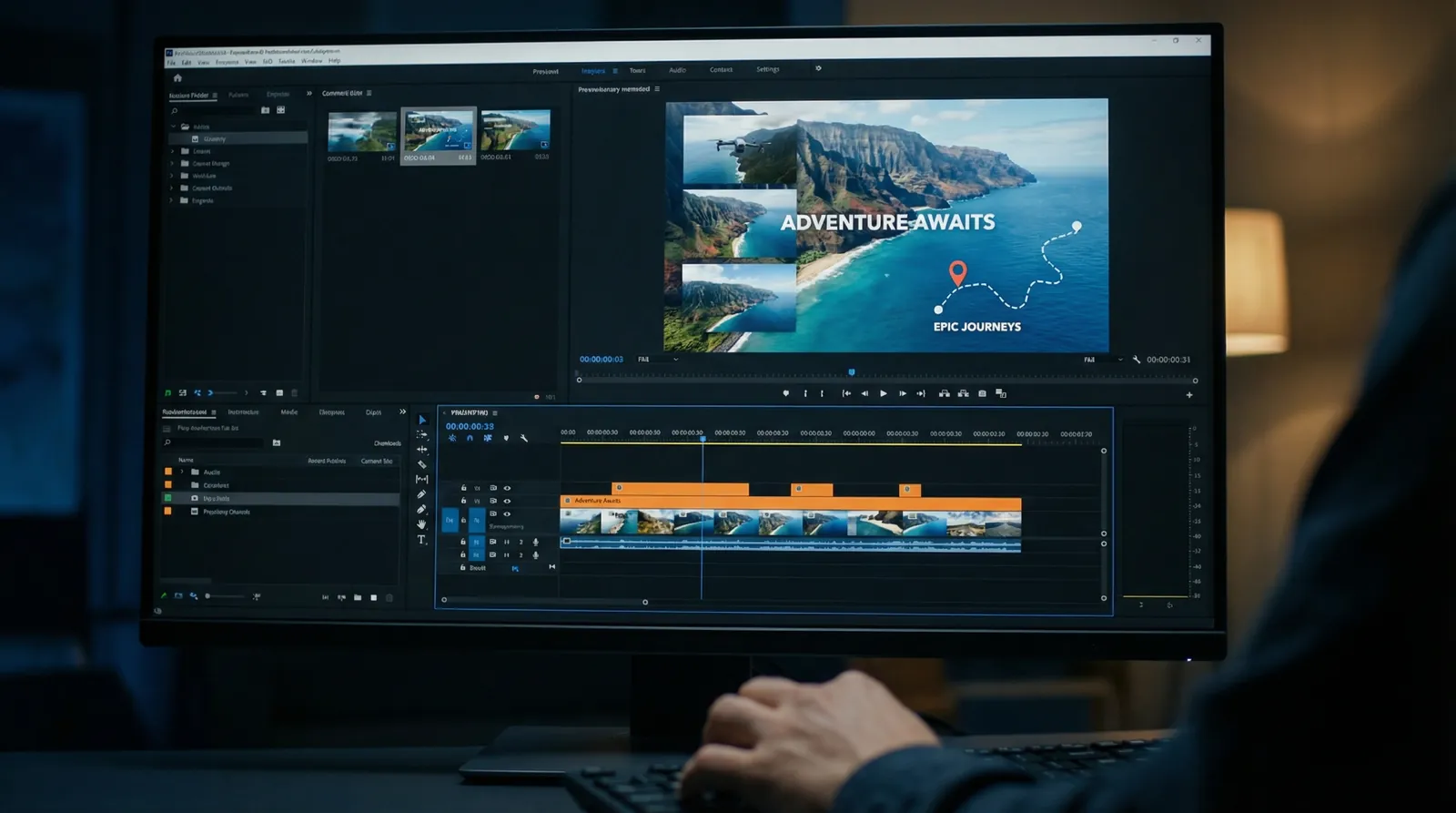 国奥体育官网 旅行Vlog航拍模板